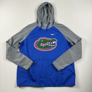 Nike‎ Florida Gators Hoodie Sweatshirt Men Large Dri Fit Long Sleeve Therma Fit